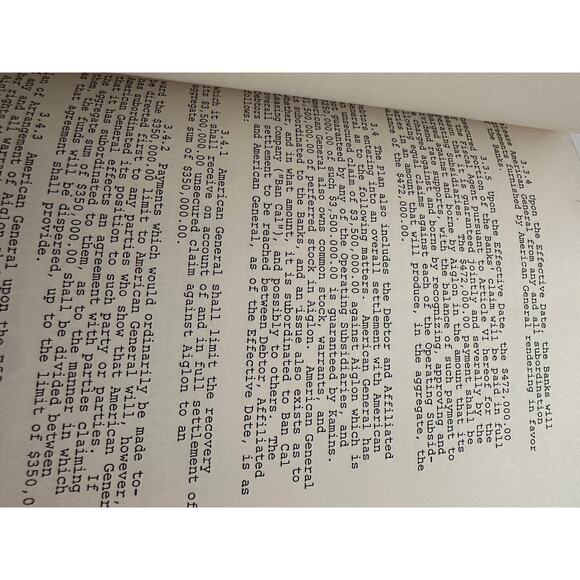 Aiglon Industries, Inc ET AL chapter XI Arrangement Proceedings NOS 76-HS-494, - Picture 8 of 13